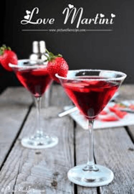 Raspberry Saketini